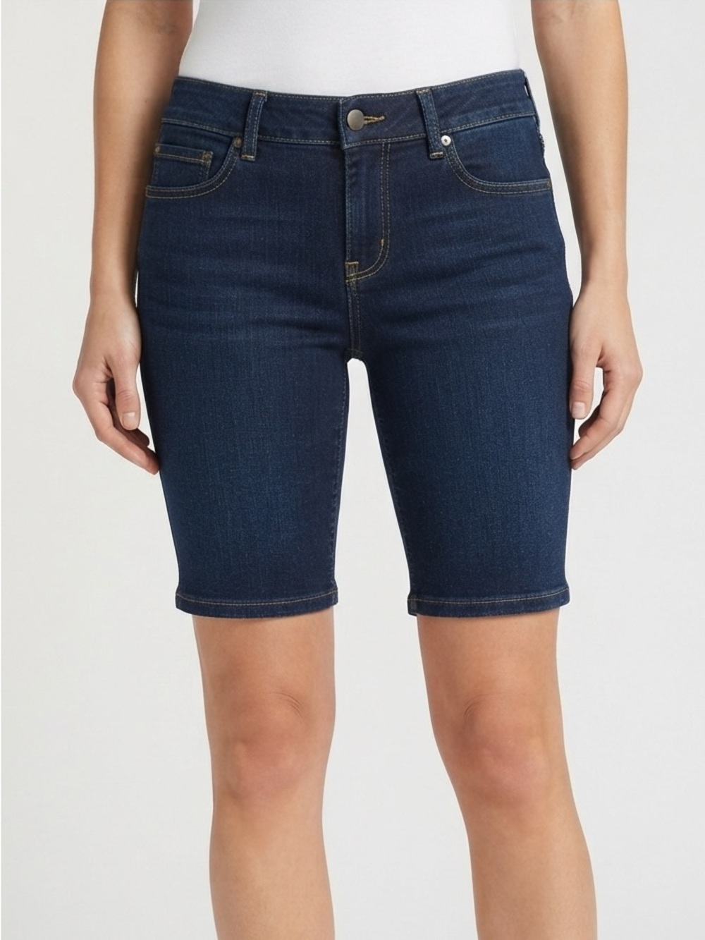 A.N.A Dark Indigo Denim Bermuda Shorts Size 4